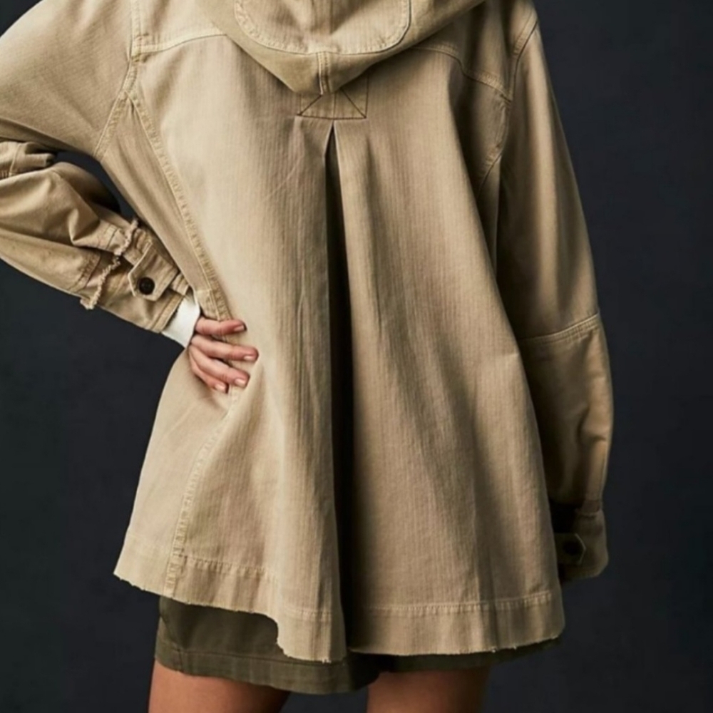 Free People Trapeze Military Jacket - Picture 4 of 10